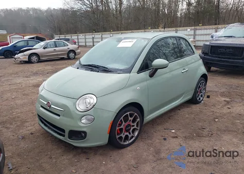 2015 Fiat 500 Sport из США, поврежденный, VIN 3C3CFFBR9FT534396